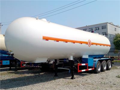 Chine 25 tonnes de camion-citerne aspirateur de la remorque 3 de l'axe Q345R 50000L 50M3 25T LPG de gaz de camion-citerne aspirateur à vendre