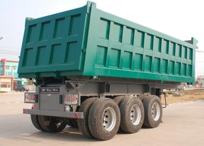 China 3 Axle Dump Truck Trailer 26M3 - 30M3 45 Ton Color Customised For Mineral for sale