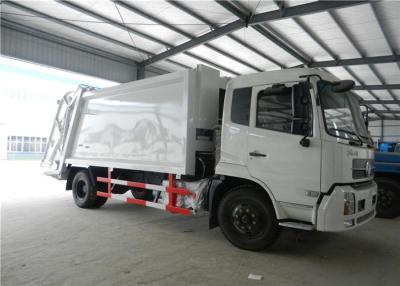 China Euro II Dongfeng Garbage Compactor Truck 6 Wheels 4cbm For Household Waste for sale