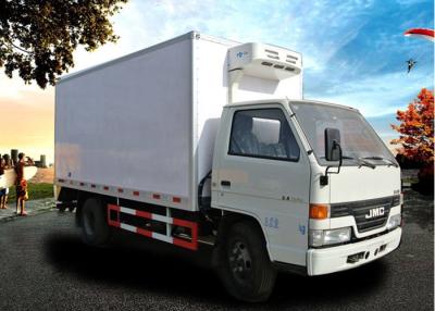 China JMC 4x2 3 Tons Refrigeration Box Truck Easy Assembly With Thermo King Unit for sale