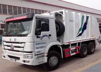 중국 SINOTRUK HOWO 6X4 쓰레기 쓰레기 압축 분쇄기 트럭 16 cbm는 낭비를 위한 10의 바퀴 모읍니다 판매용