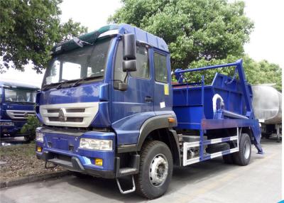 China SINOTRUK HOWO 4X2 5CBM Swing Arm Garbage Truck For Urban Garbage Clean Up for sale