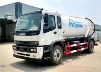 China ISUZU 4x2 Tanker Truck Trailer 6 Wheels 8M3 8000L Vacuum Sewage Tank Truck for sale