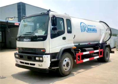 중국 ISUZU 4x2 유조 트럭 트레일러 6는 8M3 8000L 진공 하수 오물 유조 트럭을 선회합니다 판매용