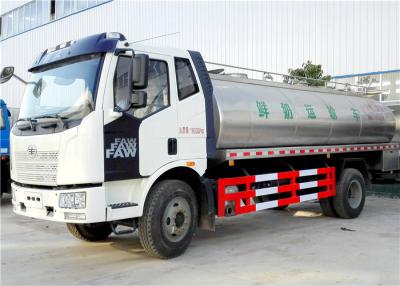 China FAW 4x2 6 Wheels Milk Transport Truck , Milk Tanker Truck 8000L - 10000L for sale