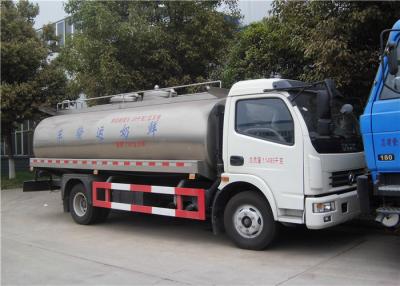 China Dongfeng 6 Wheeler Insulated Milk Delivery Truck 8000L - 10000L ISO 9001 Approved for sale