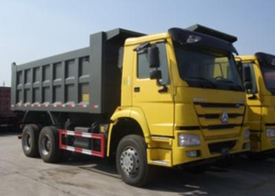 중국 Sinotruk HOWO 6x4 덤프 트럭 트레일러 18M3 사각 모양/U 모양 팁 주는 사람 몸 판매용