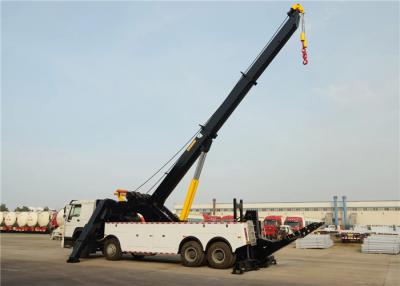 China Heavy Duty Wrecker Tow Truck 8x4 12 Wheels 371hp 50tons 50T For Road Rescue for sale