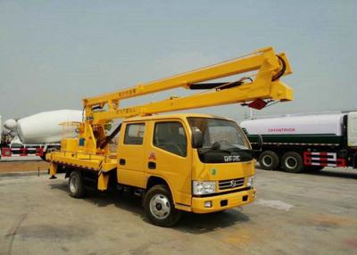 China Dongfeng 16m Aerial Platform Truck , Vehicle Mounted Work Platforms CCC Approved for sale