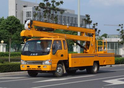 Κίνα Φορτηγό 4x2 λειτουργίας μεγάλου υψομέτρου της JAC ύψος εργασίας 12 - 25 μ για τον καθαρισμό προς πώληση