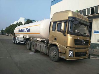 China 40 Cbm Tanker Truck Trailer 20 Tons Liquefied Petroleum Tanker Trailer for sale