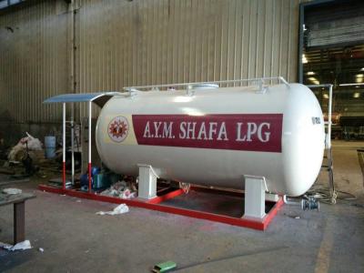 China 20000L LPG Gas Storage Tank 20m3 Filling Station 10 Ton With Double Nozzle Dispenser for sale