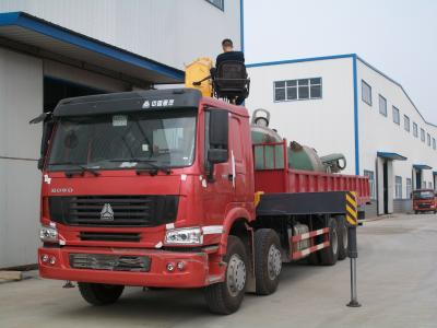China XCMG Truck Mounted Crane Howo 50 Ton Telescopic Hydraulic Crane For Transporting Cargo for sale