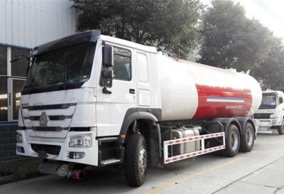 China HOWO 6x4 10 Wheel Bobtail LPG Truck 20M3  20000L For Filling LPG Gas Cylinders for sale