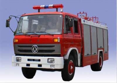 China Rode Kleur Brandbestrijdingsvrachtwagen 5000 Literwater en 1500 Literschuim met Hoge drukpomp Te koop