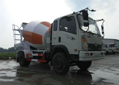 China El camión móvil 4x2 6 del mezclador concreto rueda el tambor del mezclador de cemento 6m3 para Sinotruk en venta
