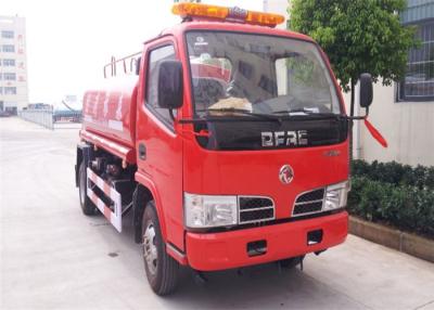 China 4x2 4000 Litres Water Tanker Fire Truck 2 Axles For Fire Fighting / Emergency Rescue for sale