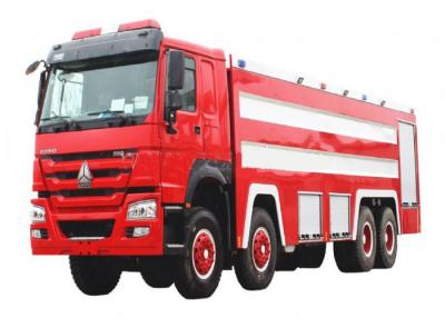 Chine Mousse du camion 20m3 de lutte contre l'incendie de Sinotruk HOWO 8x4 et camions de pompiers de l'eau vrais à vendre