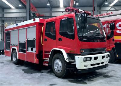 China Forest Fire Rescue Truck 4 Tons Fire Fighting Truck , Isuzu 4x2 Foam Fire Extinguisher Truck for sale