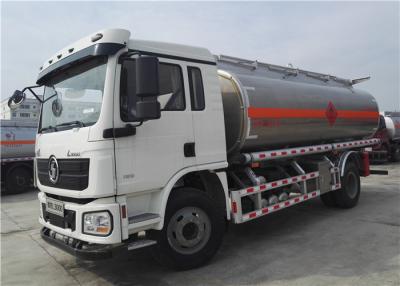 China Shacman 4x2 6 Wheels 15000l Tanker Truck Trailer , Fuel Tank Trailer Bowser for sale