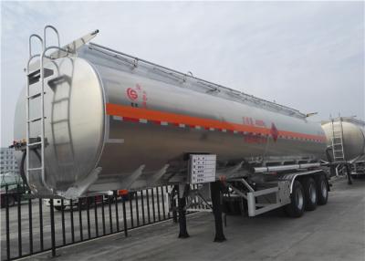 China 45000 litros de aluminio de la aleación de gasolina del petrolero de remolque semi, buque de petróleo, depósitos de gasolina de aluminio del camión en venta