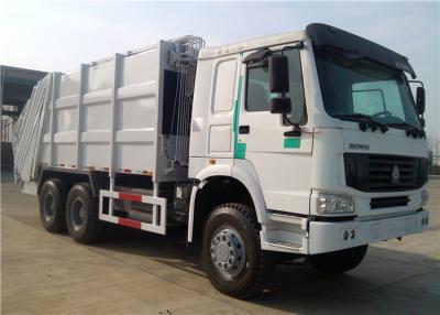 China O compressor traseiro do carregador 20CBM 20M3 do veículo com rodas de HOWO 10 comprimiu o caminhão de lixo da compressão à venda