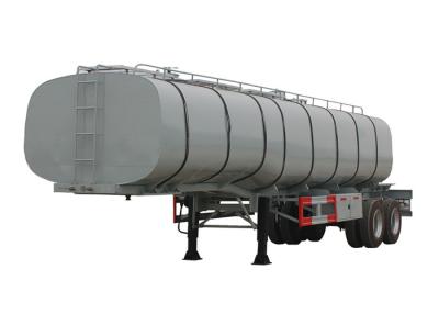 China 2 axle 25cbm - 38cbm Asphalt Storage Tank Bitumen Transport Semi Trailer Asphalt Tanker Trailer for sale