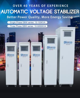 China Single Phase And Three Phase 10-5000kva AC Automatic Voltage Stabilizer for sale