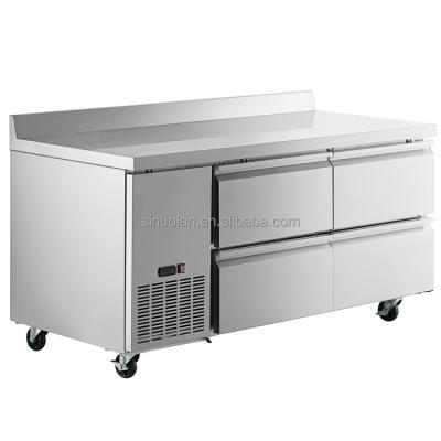 China Refrigerated Cabinet Commercial Under Counter Fridges Undercounter Freezer Double Drower Freezer for sale