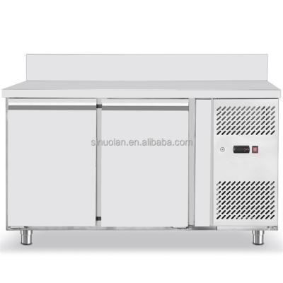 China Wholesale Price 2 Door Under Counter Refrigerator Freezer Refrigerator-Undercounter-Regular Fresh Table Chiller for sale