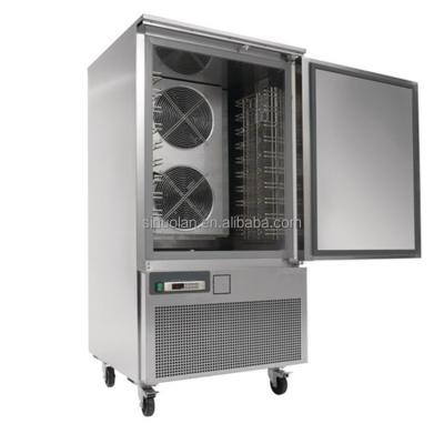 China Bottom Mounted Quick Blast Freezer Freezer For Ice Cream 10 Trays Shock Chiller Factory Price for sale