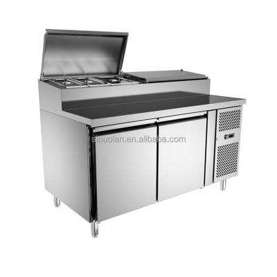 China Commercial Refrigeration Equipment Pizza Prep Fridge Under Counter Sandwich Prep Table for sale