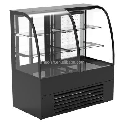 China Dual Temperature Commercial Cake Display Freezer Cake Showcase Bakery Display Cabinet Refrigeration for sale