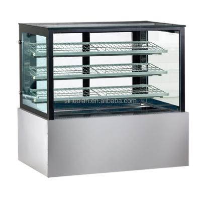 China Counter Top Hot Food Display Warmer / Snack Warmer Display / Glass Food Warmer Display Showcase for sale