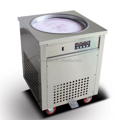 China Fried Ice Cream Machine Double Pan for sale
