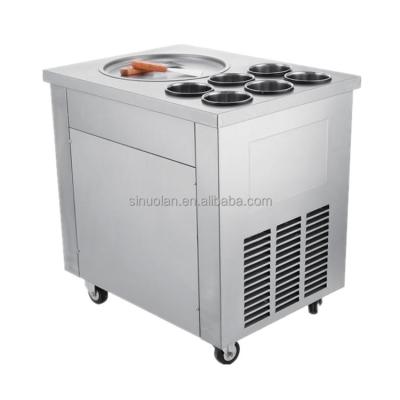 China Best Selling Single Fried Ice Cream Machine Cheap for sale
