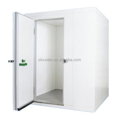 China Swing Glass Sliding Door For Cold Room Cold Storage With Fireproof Insulated Rock Wool Sandwich Panel en venta