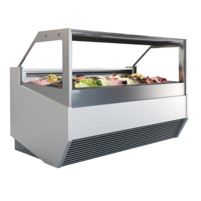 China Customization Commercial Fridge Showcase Display Refrigerators Ice Cream Freezer For Sale for sale