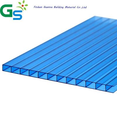 China Clear Green 6mm Honeycomb Polycarbonate Greenhouse Wall Sheet for Contemporary Design for sale