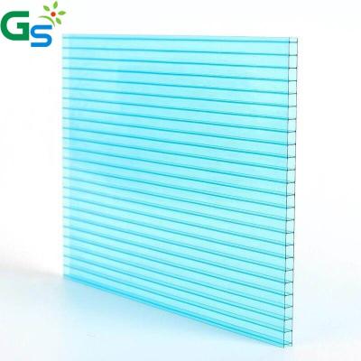 China 10mm Clear Polycarbonate Hollow Sheet PC Roofing Sheet for Sun Board and Modern Skylight for sale