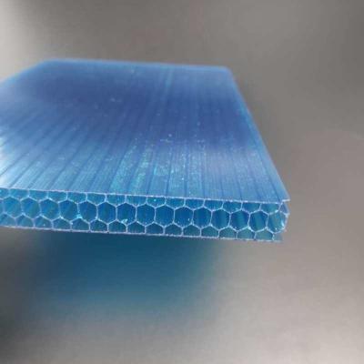 China Pc polycarbonate Hollow Sheet Outdoor Building Material Honeycomb Polycarbonate Sheet for sale