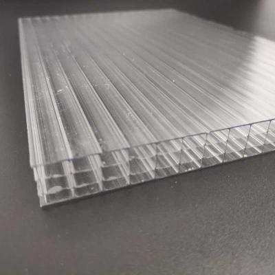 China Raw Material 100% Virgin Bayer Makrolon Polycarbonate Hollow Sheet for Wall Decoration for sale
