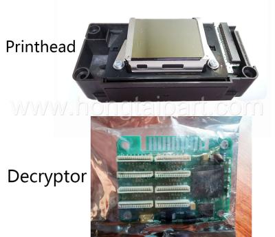 Китай Первоначальная спичка замка печатающей головки F186000 Epson DX5 с Decryptor продается