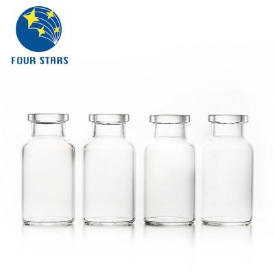China Neutral Borosilicate Glass Tube Vials Bottle 30ml For Liquid / Powder for sale