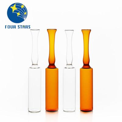 China Glass Container Empty Glass Ampoules Liquid Medicine for sale