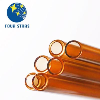 China Screen Printing 6-35mm Pharmaceutical Amber Glass Tube In Chemistry Lab for sale