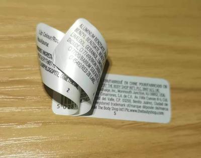 China Etiqueta adhesiva de sellado transparente contra la falsificación y no falsificación en venta