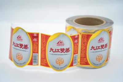 Chine Étiquette transparente étanche pour les bouteilles auto-adhésive Eco-friendly Étiquettes Avery Circle à vendre