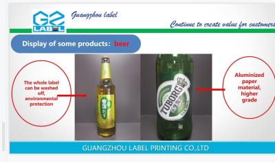 China Washdown Resistant Water Dissolvable Labels Temperature Indicating Labels Waterproof for sale