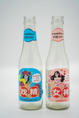 China Heat Sensitive Beverage Bottle Label Paper Beer Juice Bottle Label Printing for sale